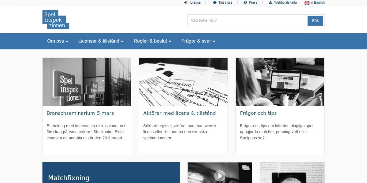 Vad är Spelinspektionen Spelinspektionen